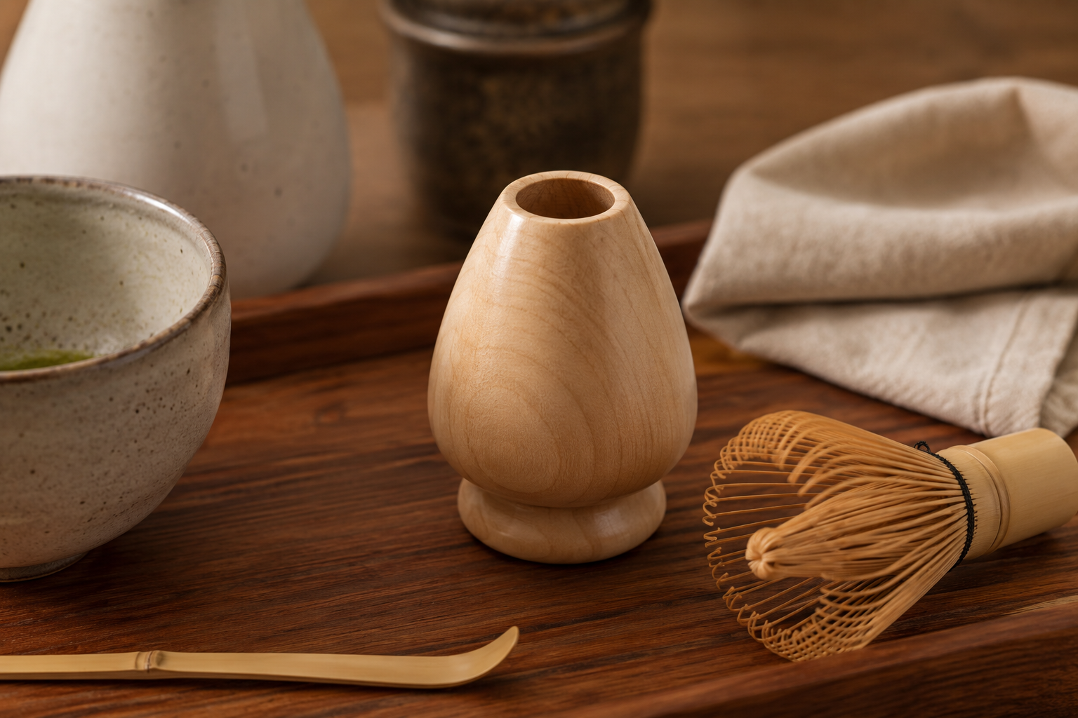 Maple Matcha Whisk Holder